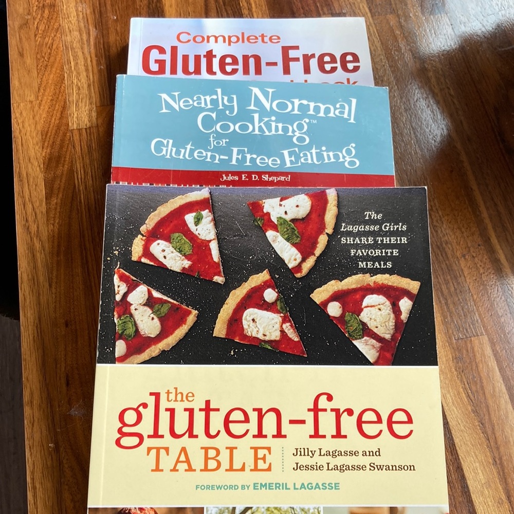 3 Gluten free cookbooks